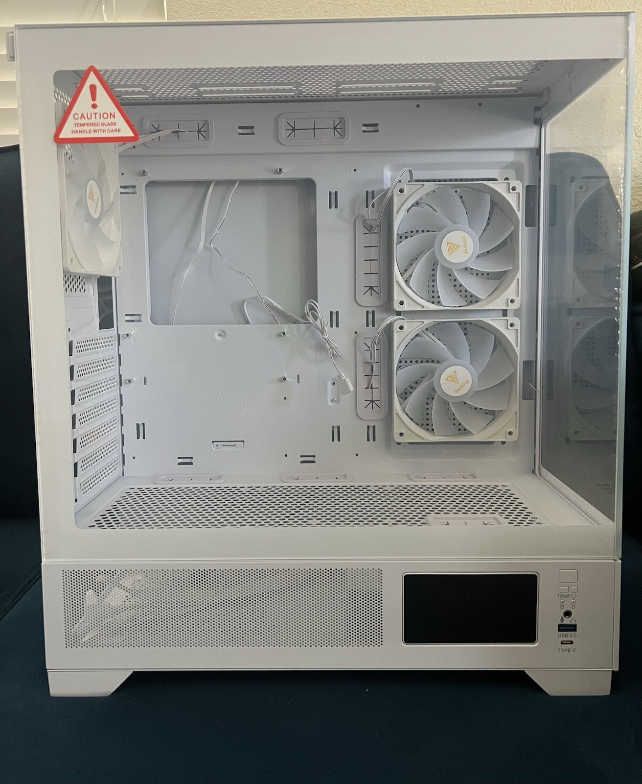 GAMDIAS Atlas M1 Computer Case White New