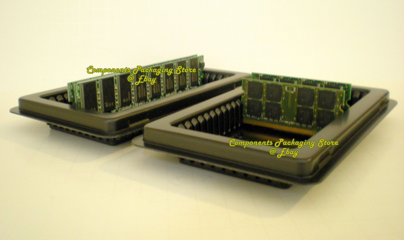 DRAM DDR2 DDR3 Memory Tray-Holder-Box 10 fits 100 DIMM or 200 SODIMM Anti Static