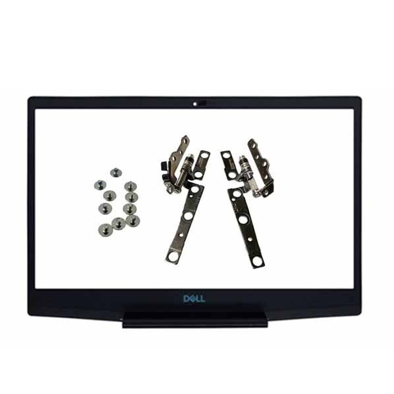LCD Back Cover Lid Bezel Hinges for Dell G3 15 3590 G3 15 3500 P89F 03HKFN White