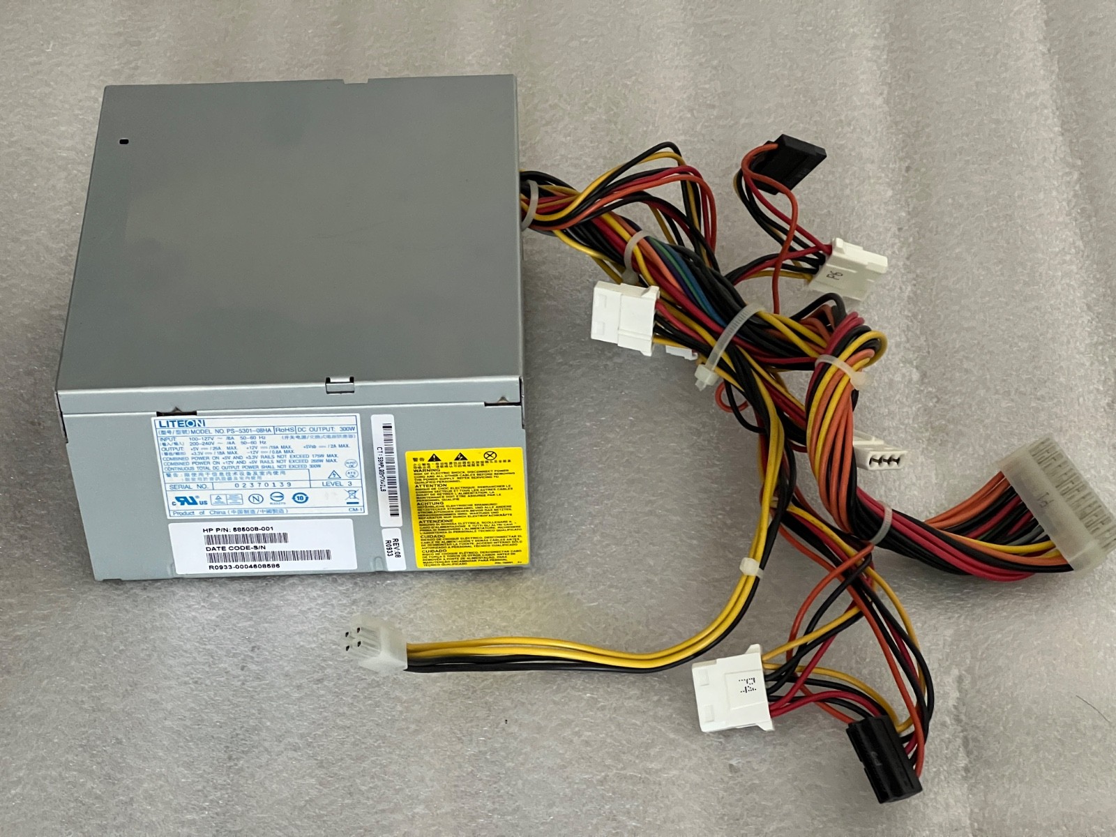 HP LITEON PS-5301-08HA 300W Power Supply 585008-001 Pavilion P6000 Pro 3130 MT