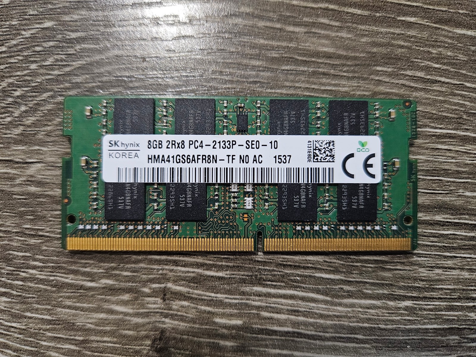 SK hynix 8GB DDR4 2133MHz PC4-2133P Laptop RAM SO-DIMM HMA41GS6AFR8N-TF 2Rx8