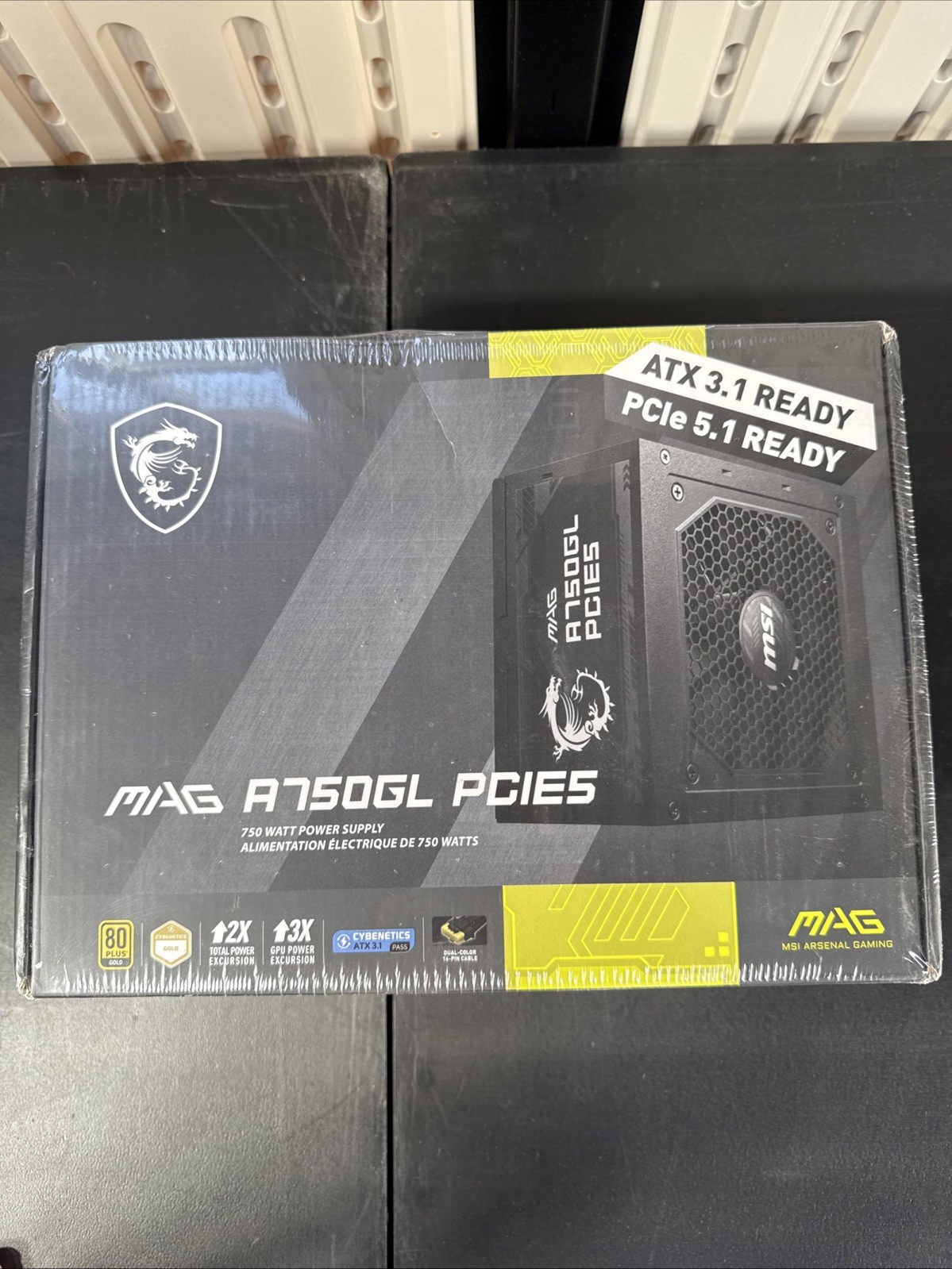 MSI – MAG A750GL PCIE 5 750W ATX 3.1 Full Modular 80+ Gold Gaming Power Supply