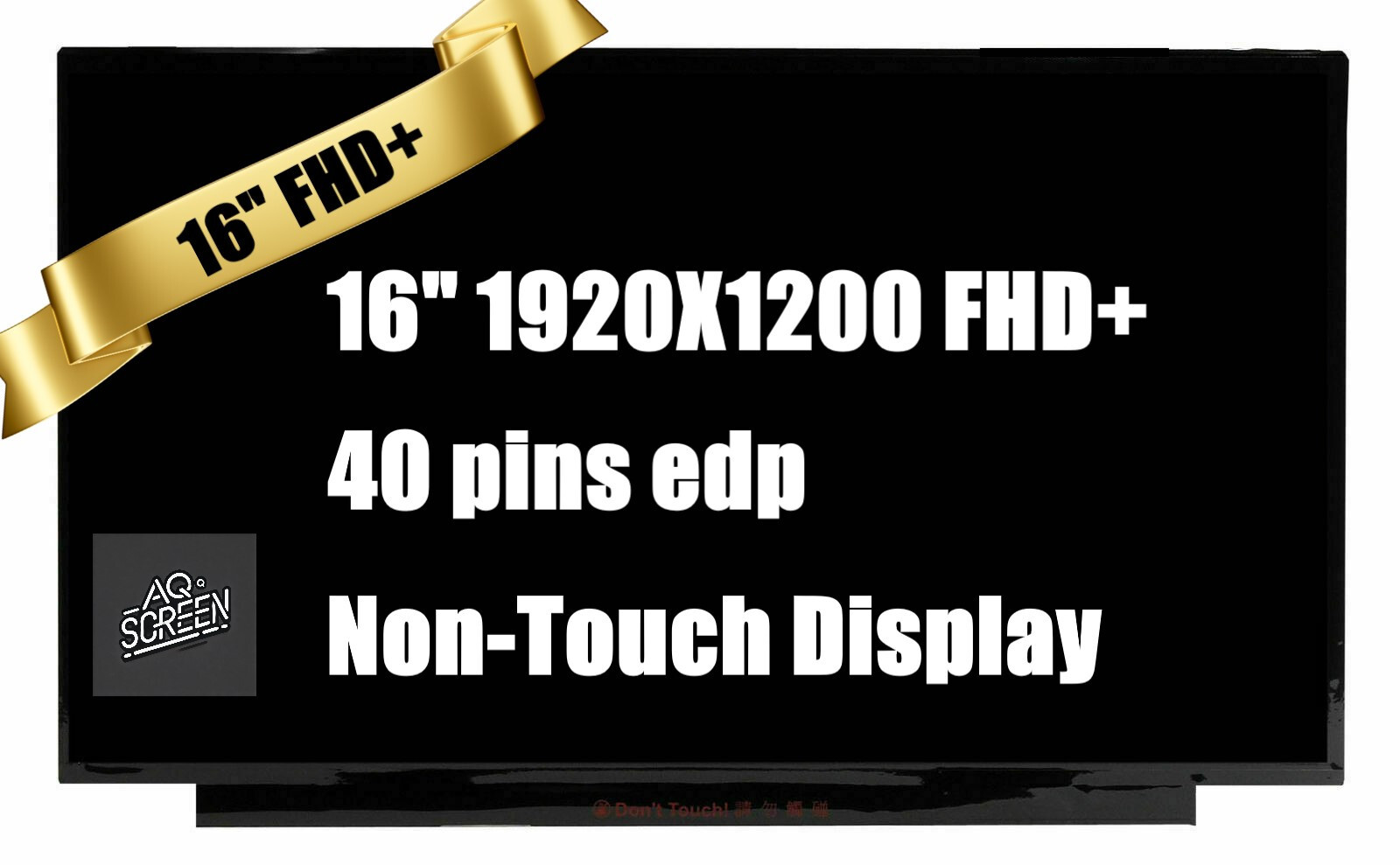 N160JME-GQA REV.B1 DP/N 03XR4D LCD LED Screen 16″ FHD+ 1920X1200 480hz Display