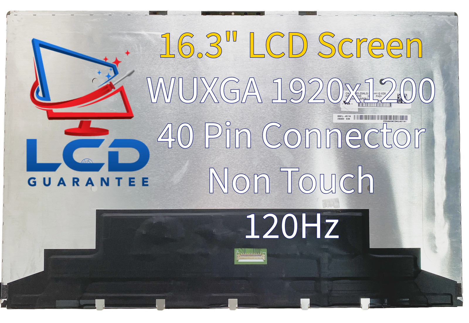 Dell PN: 03MNK3 16.3″ WUXGA 120Hz Non Touch Replacement LCD Laptop Screen Only