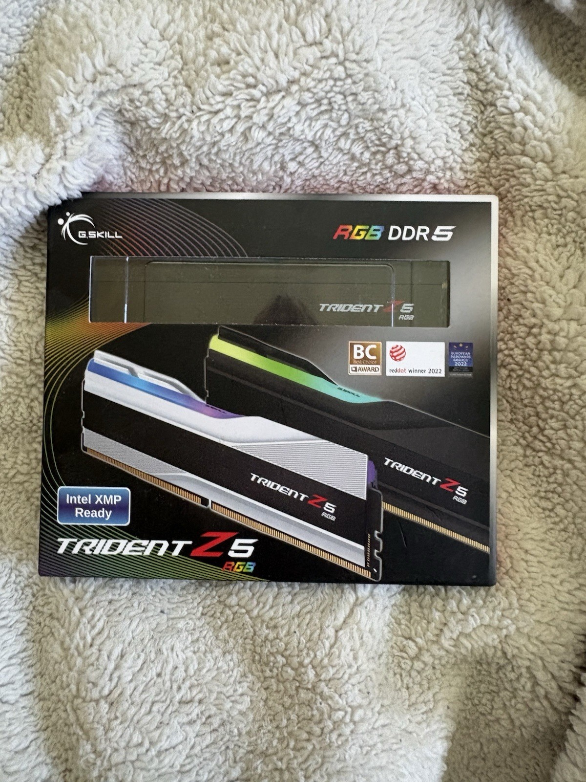 G.SKILL Trident Z5 RGB DDR5-6000 32GB (2x16GB) DIMM Intel XMP Ready
