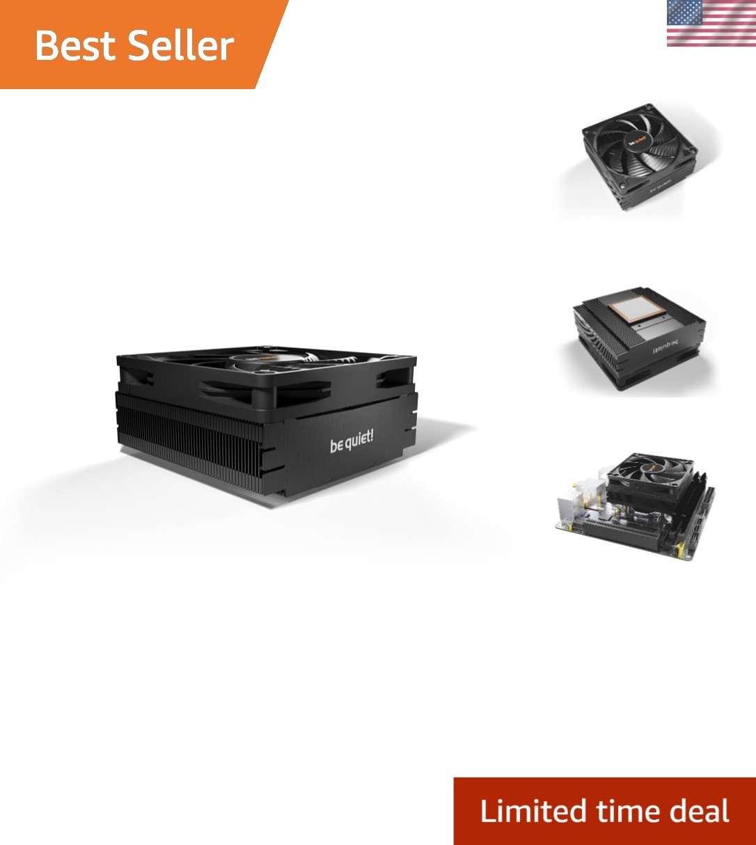 Compact Low Profile CPU Cooler for Tight Spaces | 45mm Design for Intel & AMD