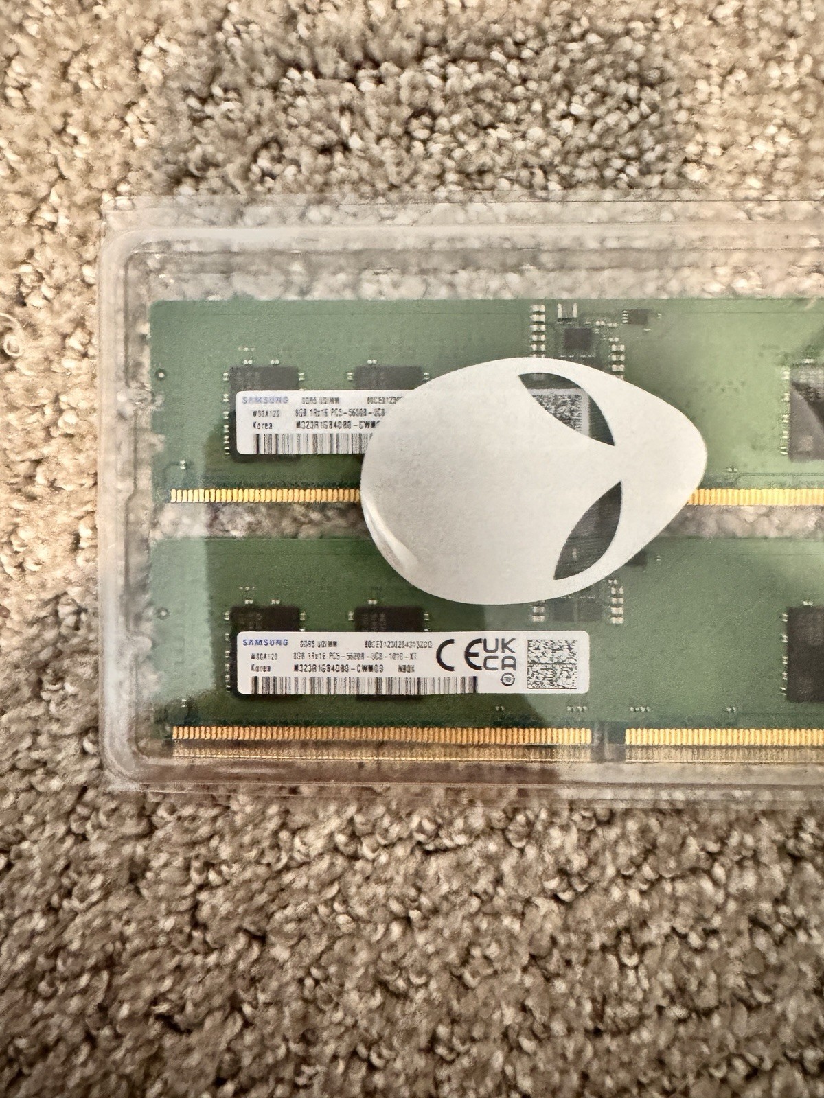 (Open To Negotiations) Alienware Desktop Memory 16GB (2x 8GB) DDR5 UDIMM 5600mhz