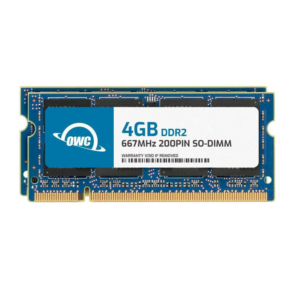 OWC 8GB (2x4GB) DDR2 667MHz 2Rx8 Non-ECC SODIMM 200-pin Memory RAM