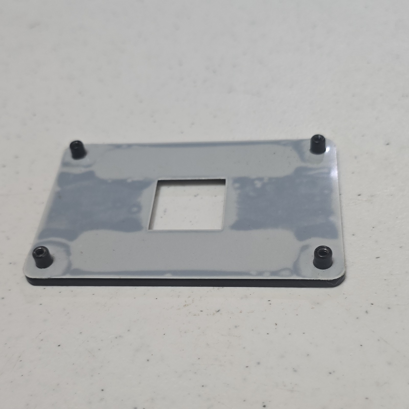 CPU Heatsink Bracket Backplate Mounting Plate w/ 4 Standoffs Black