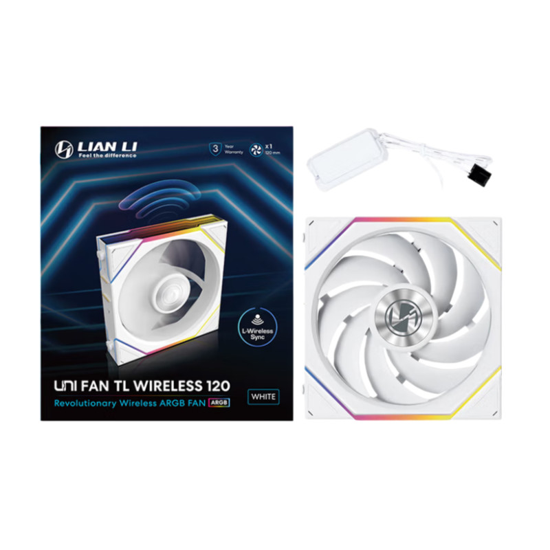 Lian Li UNI FAN TL 120 120mm Regular white ARGB Fan Wireless LCD with screen