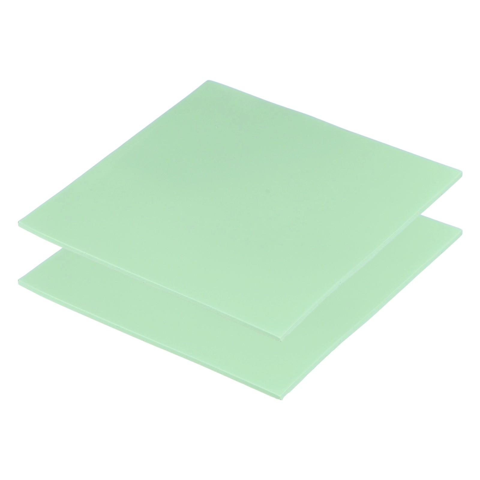 2 Pcs Thermal Pads 100x100x2mm for CPU GPU M.2 SSD NVMe Green