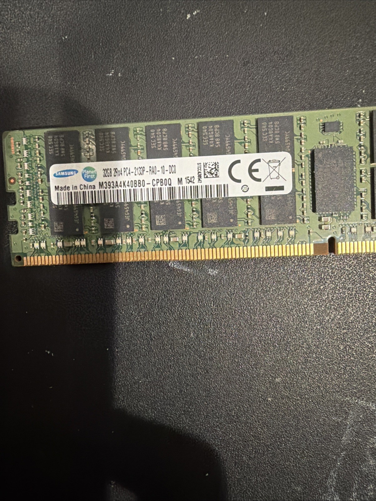 Samsung 32GB 2Rx4 PC4-2133P-R ECC REG RDIMM DDR4 PC4-17000 Server Memory RAM 32G