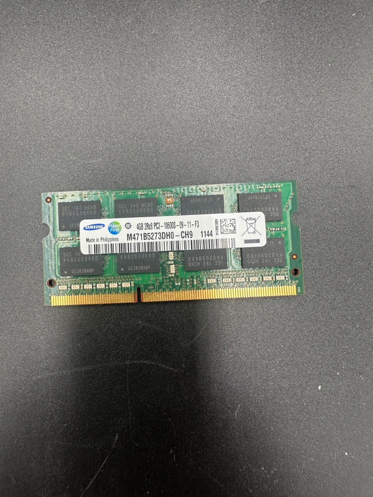 4 GB Samsung DDR3 PC3-10600S M471B5273DH0-CH9 – Desktop RAM – Tested