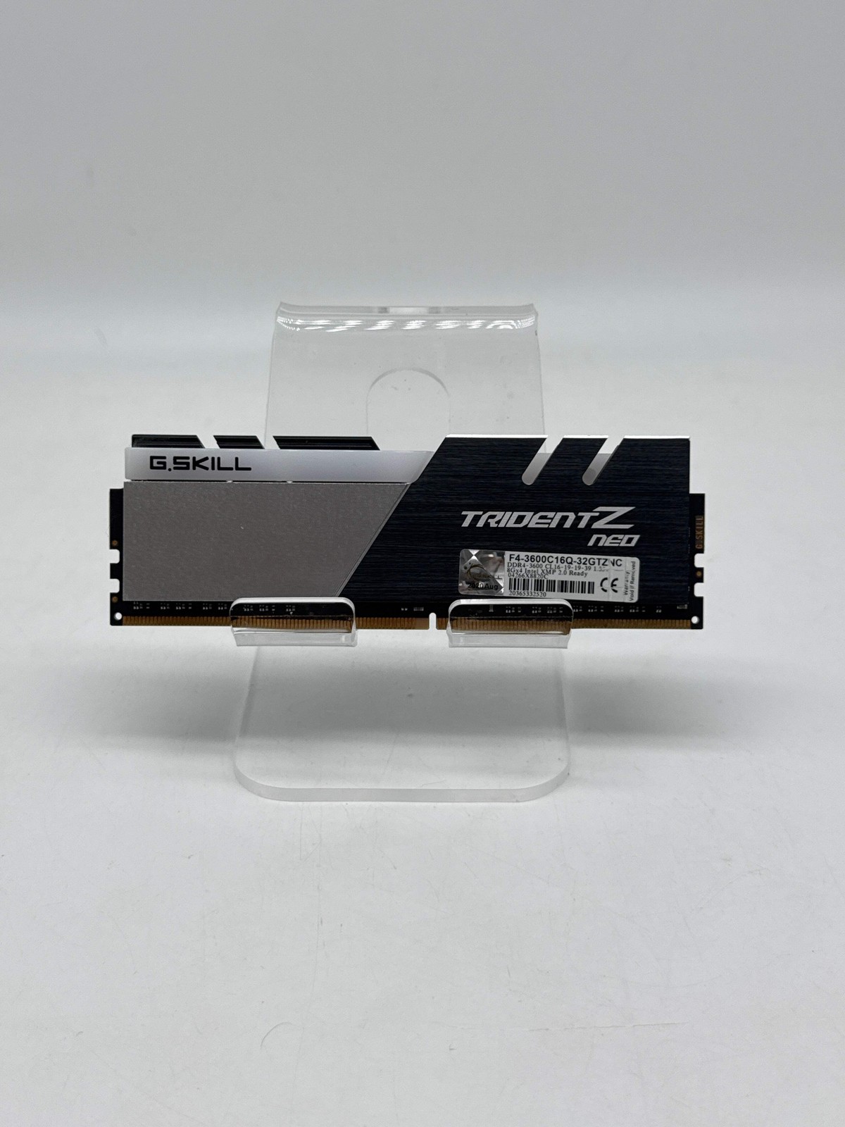 G.SKILL Trident Z Neo 8GB DDR4-3600 RGB Desktop RAM F4-3600C16Q-32GTZNC – Used