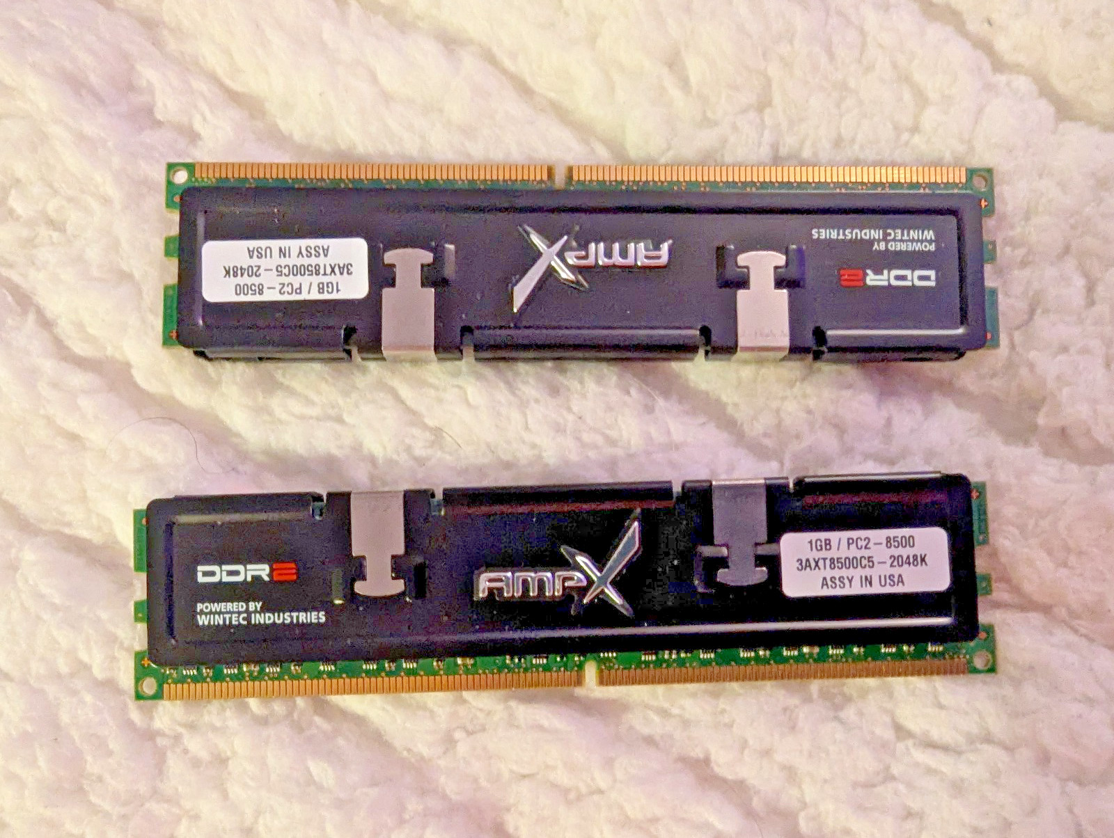 Wintec AMPX 2GB (2 x 1GB) DDR2 1066 (PC2 8500) Dual Channel Kit Desktop Memory