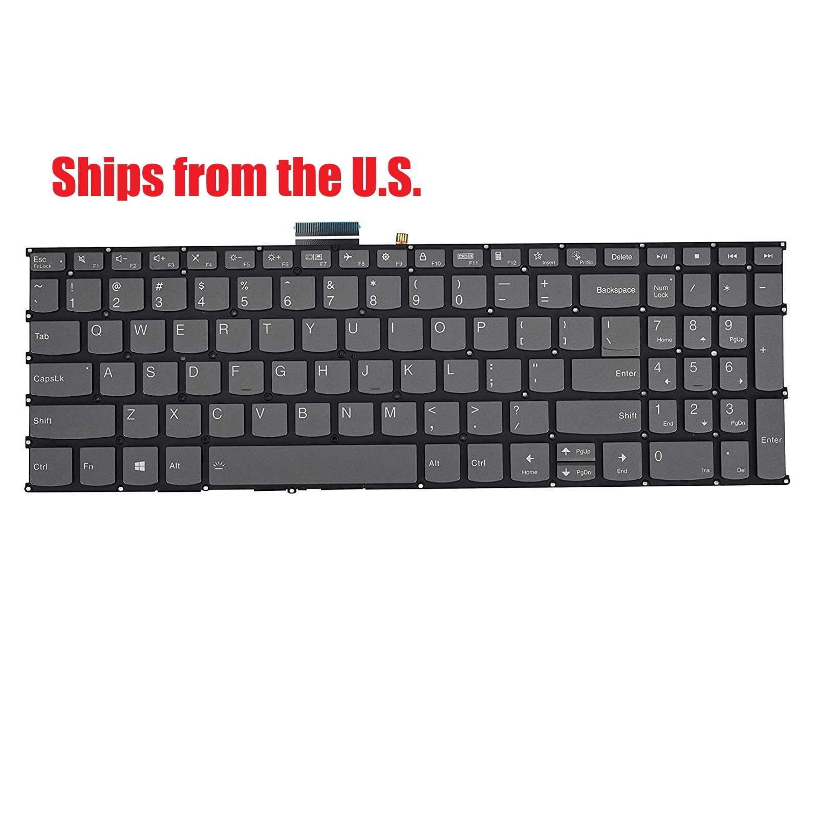 For Lenovo Yoga 7 2-in-1 16AHP9 US Keyboard New Original Backlit