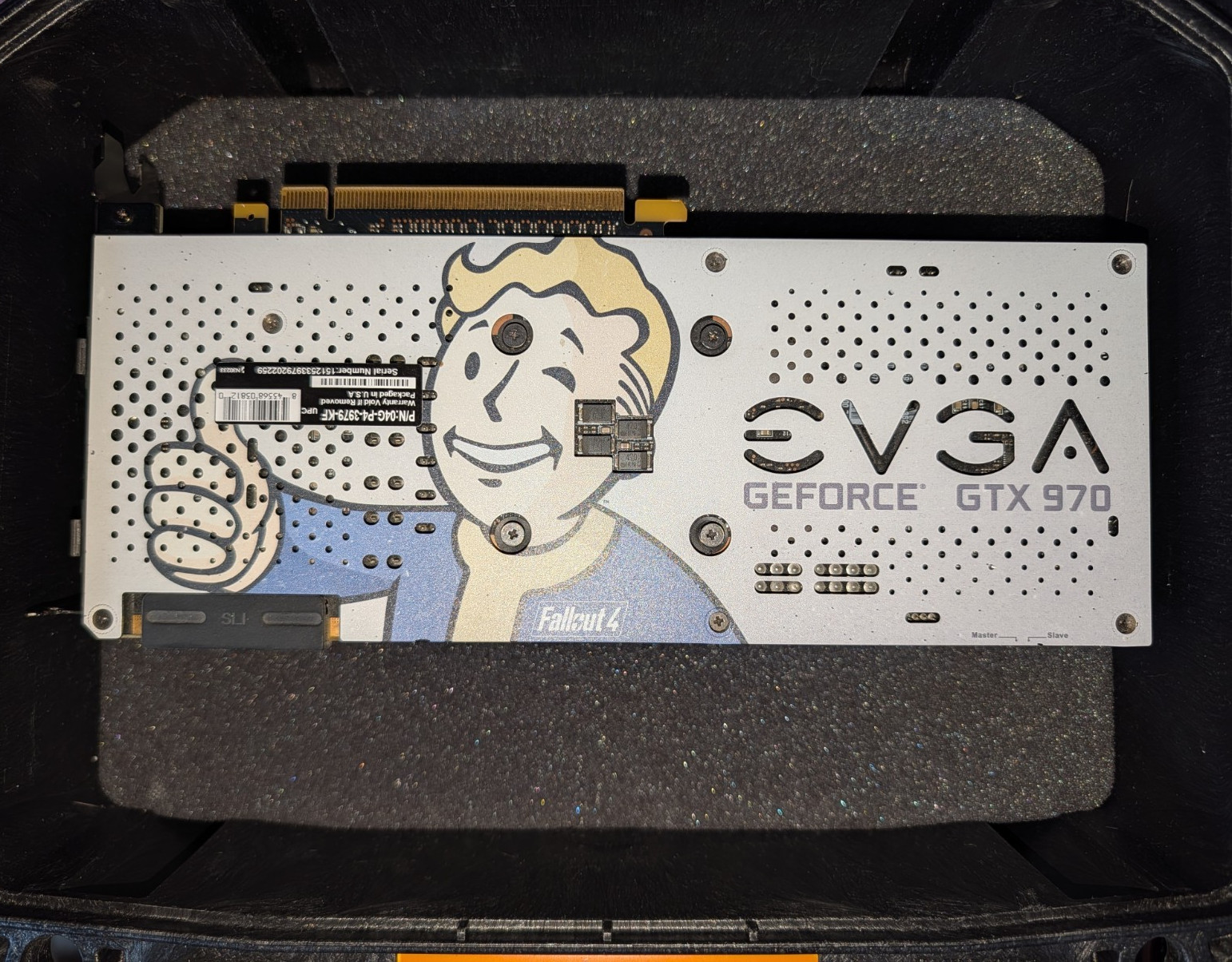 EVGA GTX 970 4GB GDDR5 PCIe x16 HDMI DP DVI Multi-Monitor Fallout Edition RARE!