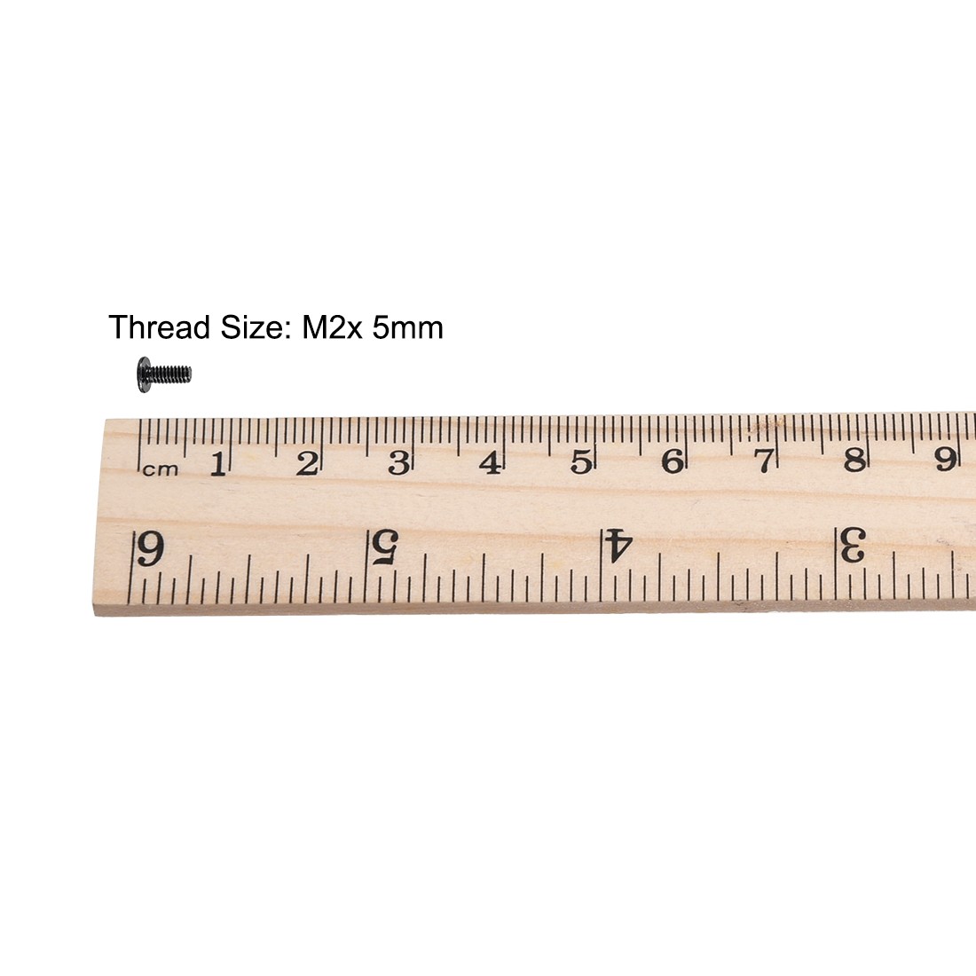 50pcs M2 x 5mm Laptop Notebook Computer Screws Phillips Head Screw Black