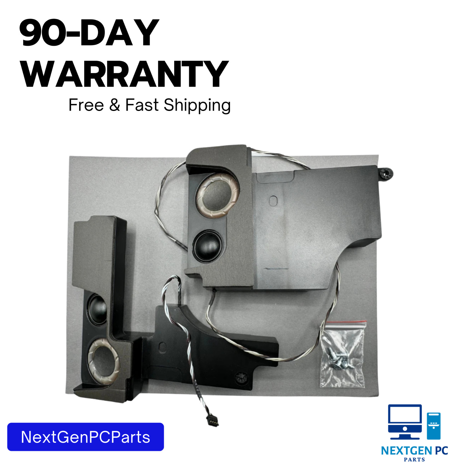 Apple iMac A1312 27″ Speaker Right & Left – 2011 w/Screws – Tested