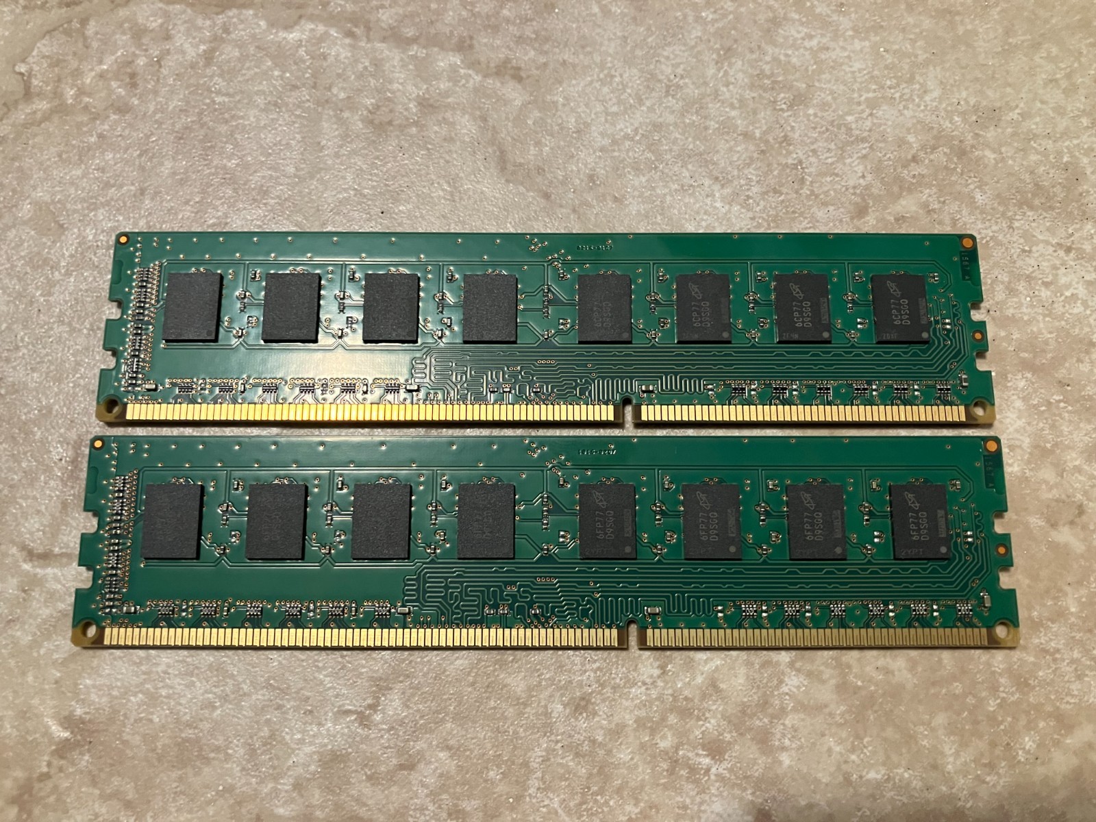 16GB Lot of 2 MICRON (2x8GB) 2Rx8 PC3L-12800U DDR3L-1600 Desktop Memory RAM