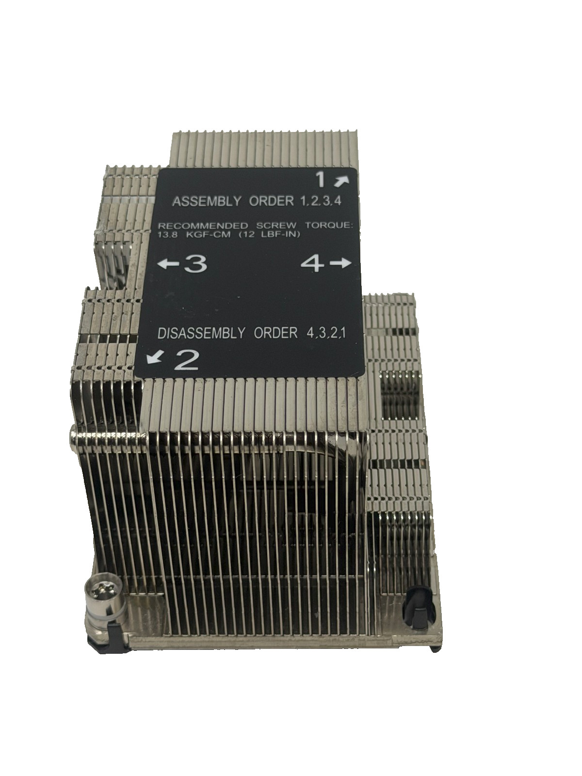 SuperMicro SNK-P0068PSC 2U LGA-3647 Passive CPU Cooling Heatsink