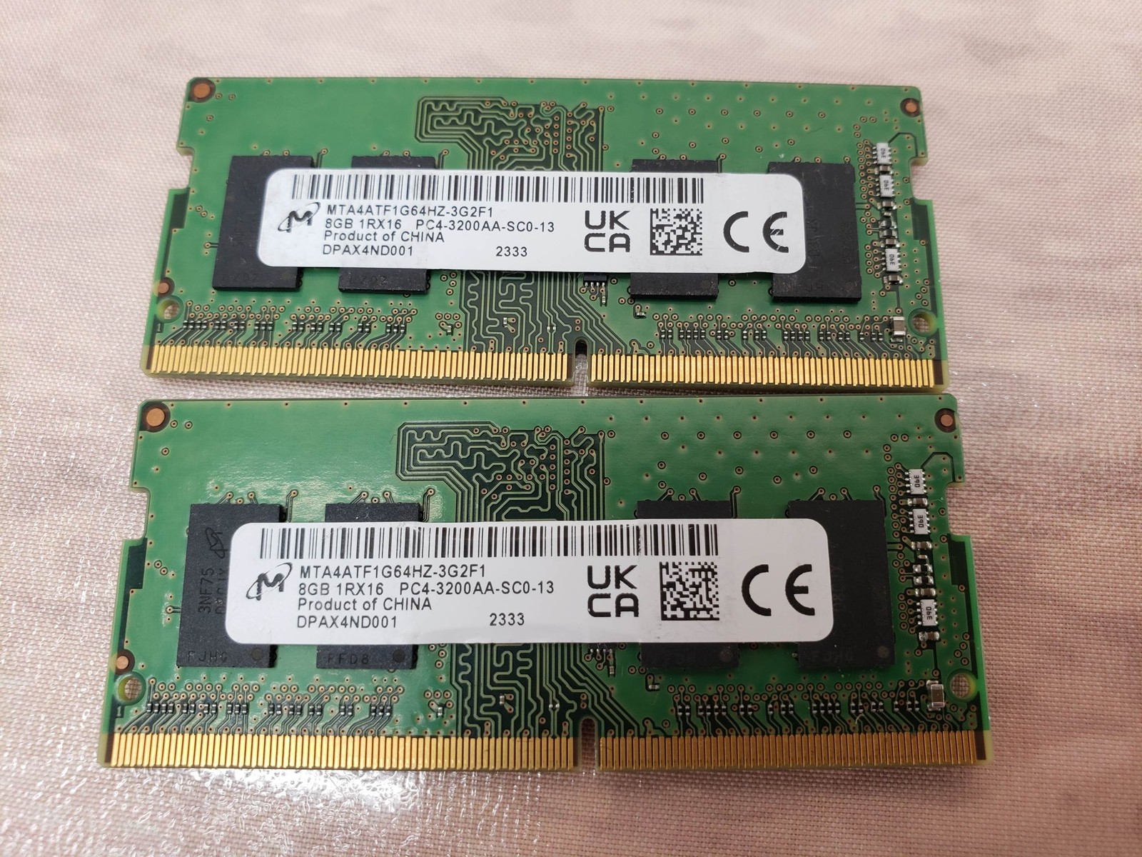Micron Technology MTA4ATF1G64HZ-3G2E1 2x 8GB (16GB total) 3200MHz DDR4