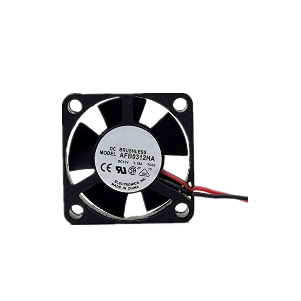 Delta AFB0312HA 12V 0.15A 3 Pin CPU 30x30x10mm Server Square Cooling Fan