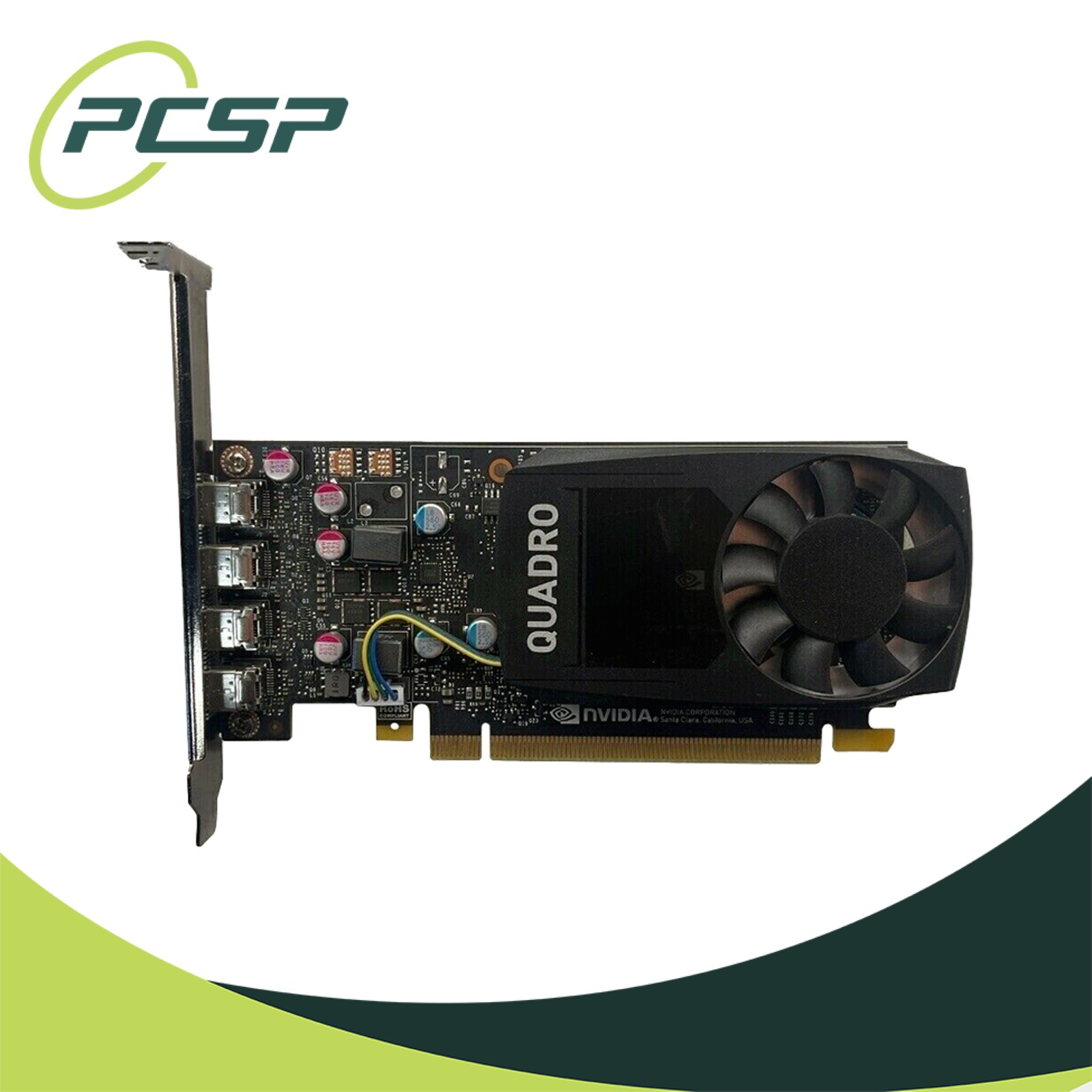 Nvidia Quadro P620 2GB GDDR5 4x mini DisplayPort PCIe Video Graphics Card