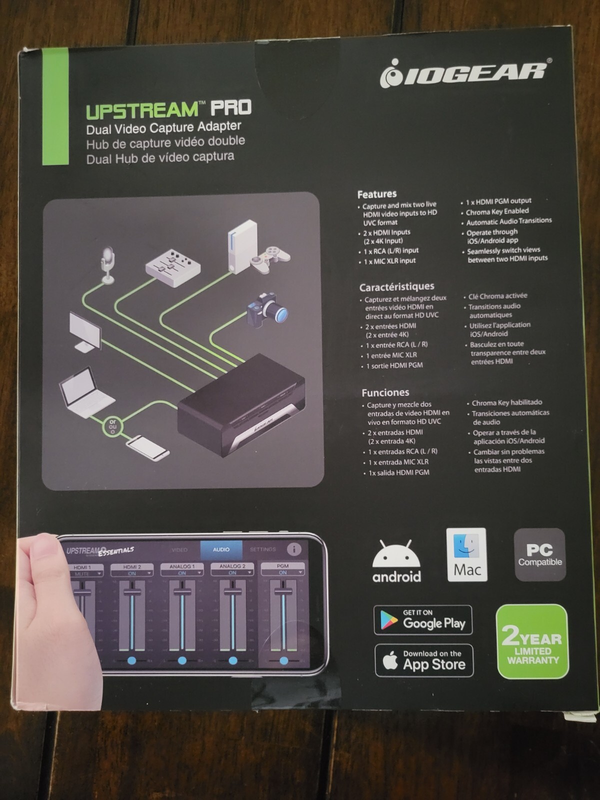 Upstream Pro Dual Video Capture Adapter