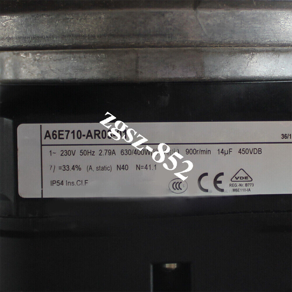 230V 2.79A 630W 900RPM Axial Fan For Ebmpapst A6E710-AR03-01