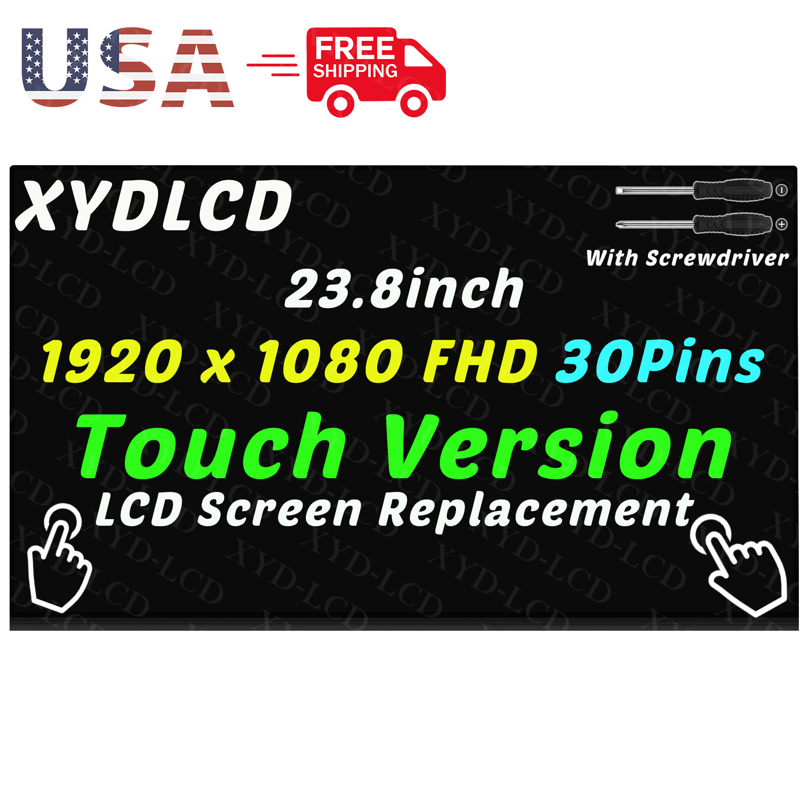 23.8″ for HP 24-CB0033NY 24-CB0035NY All-in-One LCD Touch Screen Replacement 24″