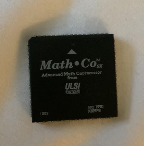 ULSI 80387sx FPU LCC FasMath Math CoProcessor 387SX 16-40 MHz USA Seller