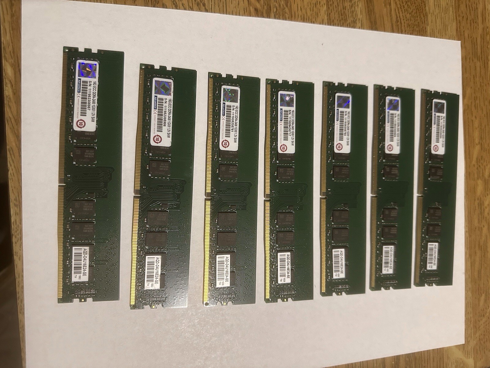 Memory Ram Advantech 16gb Ddr4-2400