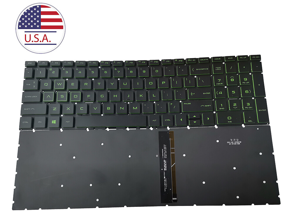 New HP Gaming 16-a 16-a0032dx 16-a0000 16t-a000 TPN-C135 Backlit Keyboard Black