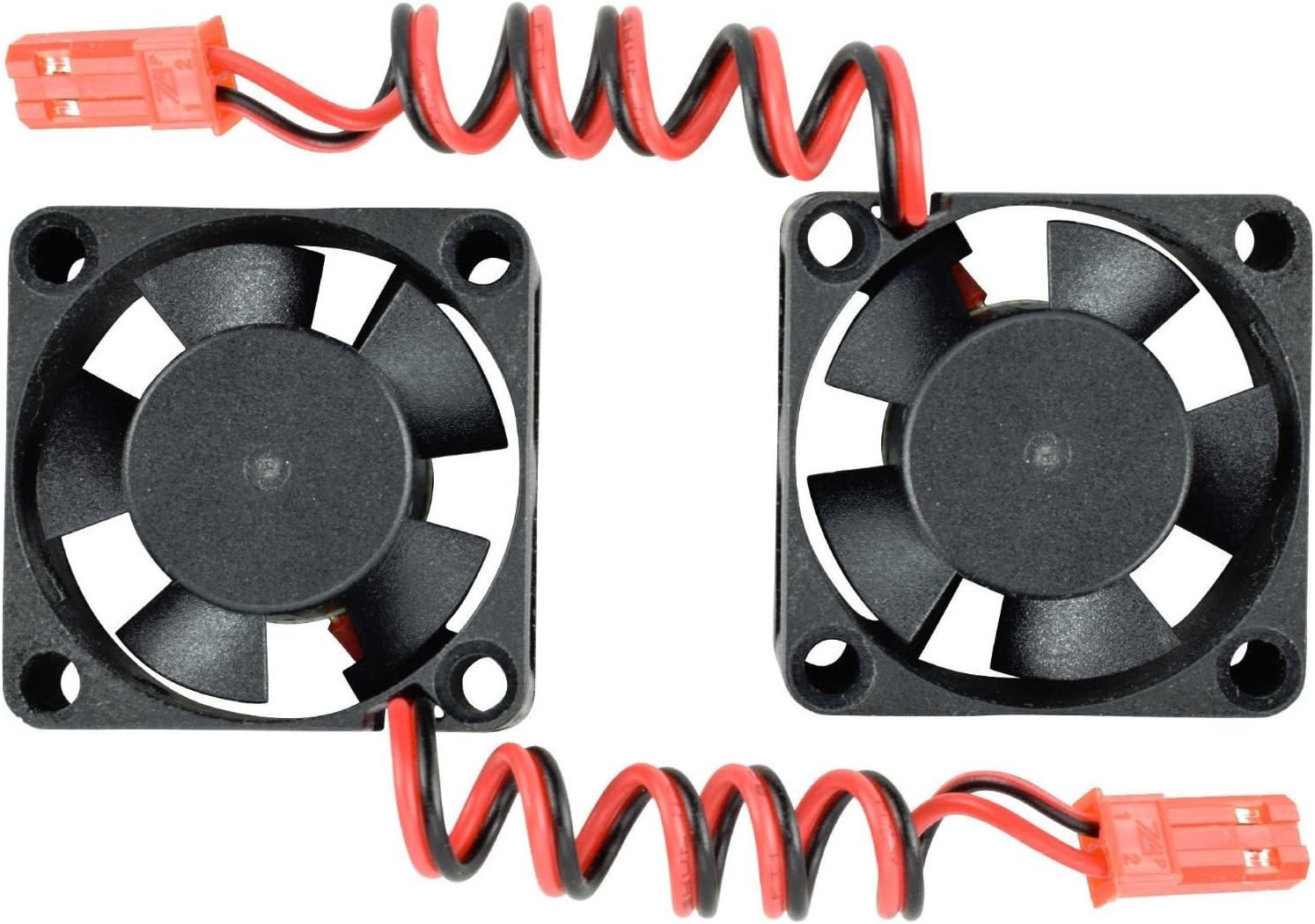 Motor/ESC Cooling Fan 30x30x10mm 2 Pack with JST Connector for Receivers