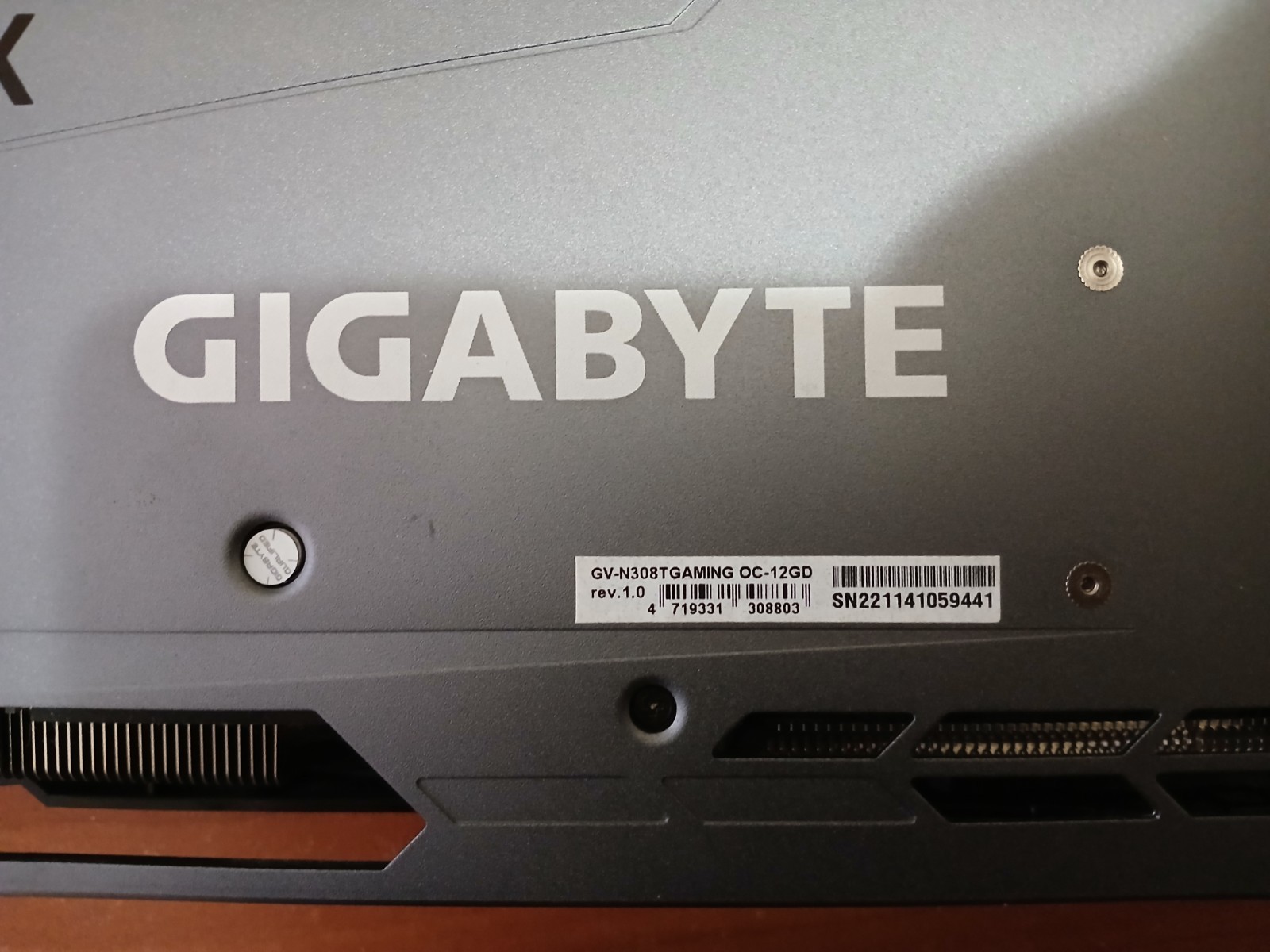 Gigabyte Nvidia GeForce RTX 3080 Ti 12GB Graphics Card GPU PC Used