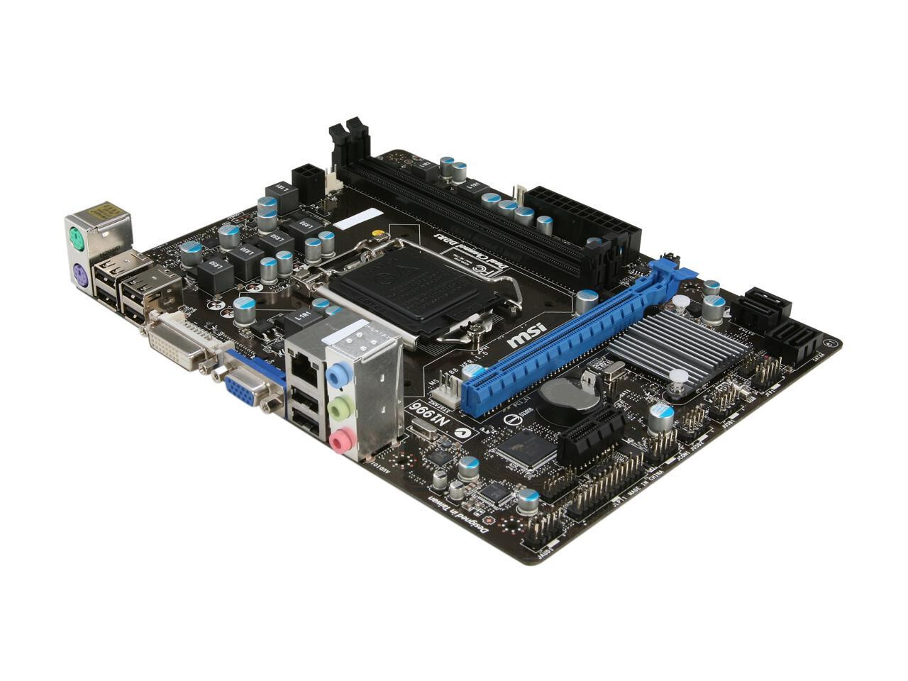 MSI H61M-P31 (G3) ver 1.0 LGA 1155 Intel H61 mATX Motherboard