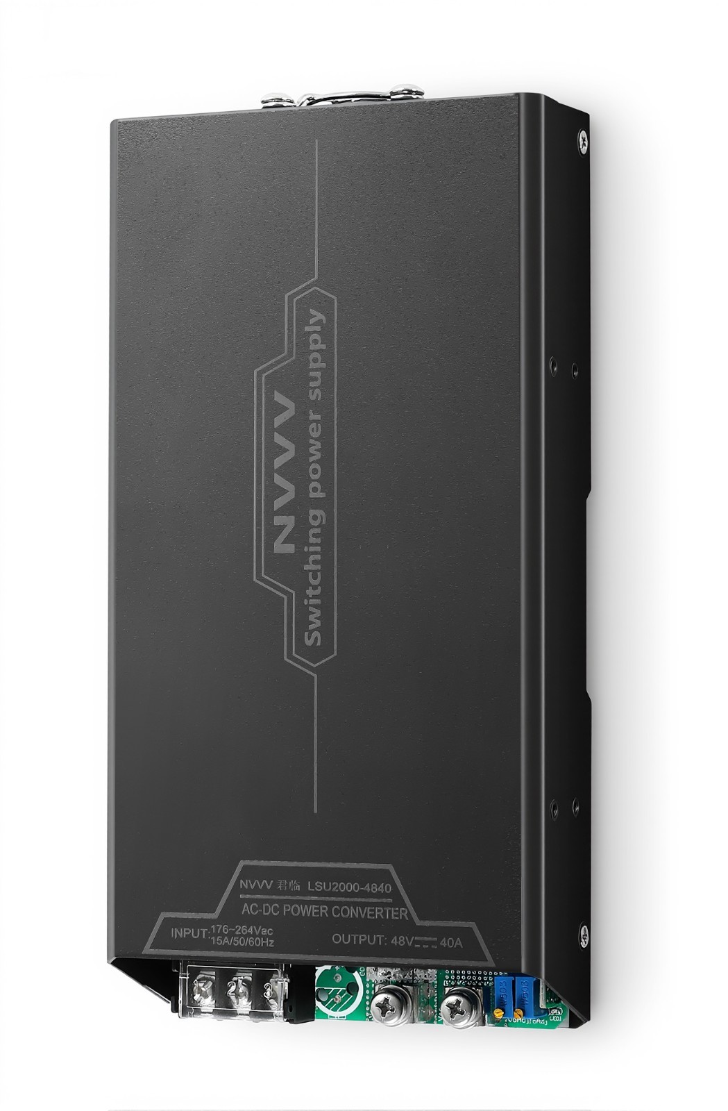 48V 41.6A 2000W Smaller Industrial Switching Power Supply 94% High Efficiency