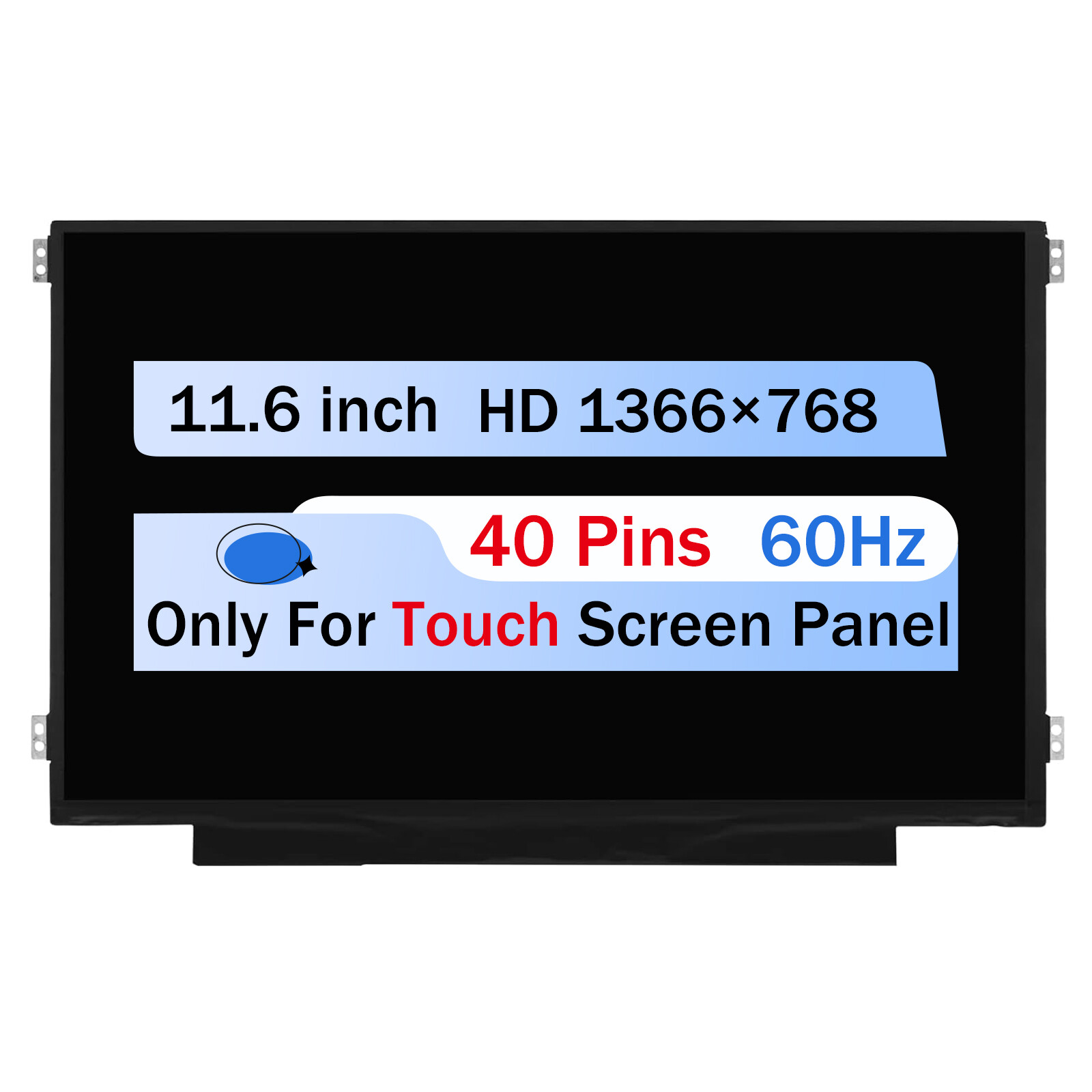 11.6″ for ASUS Chromebook Flip C214M C214MA LCD Touch Screen Display HD 40 Pins
