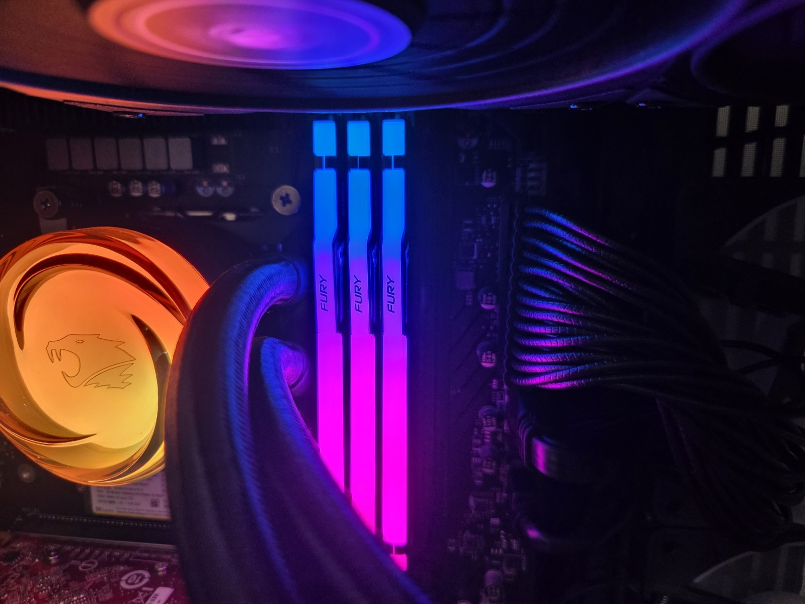 Kingston FURY Beast DDR5 RGB RAM – 24GB Total (3x 8GB Sticks)