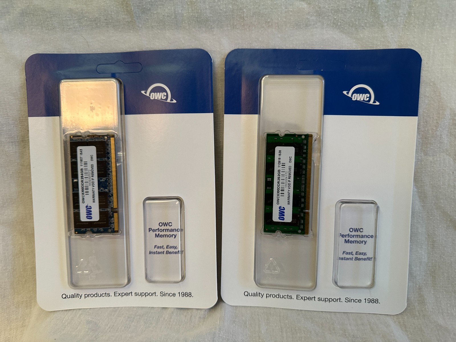 🔥OWC 4GB (2x2GB) MAC LAPTOP RAM MEMORY UPGRADE MODULES OWC5300DDR2S2GB SEALED