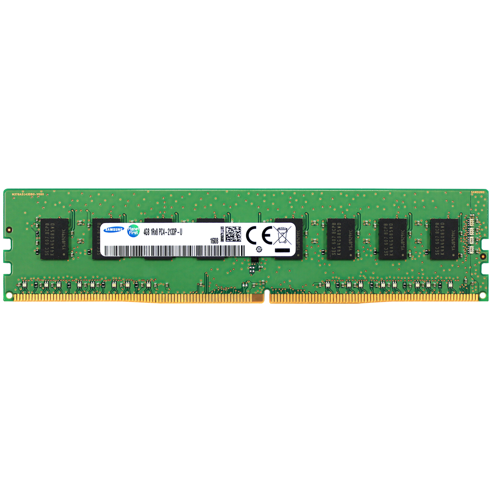 Samsung 4GB DDR4 2133 MHz PC4-17000 DIMM 288-Pin 1Rx8 Desktop Memory RAM 1x 4G