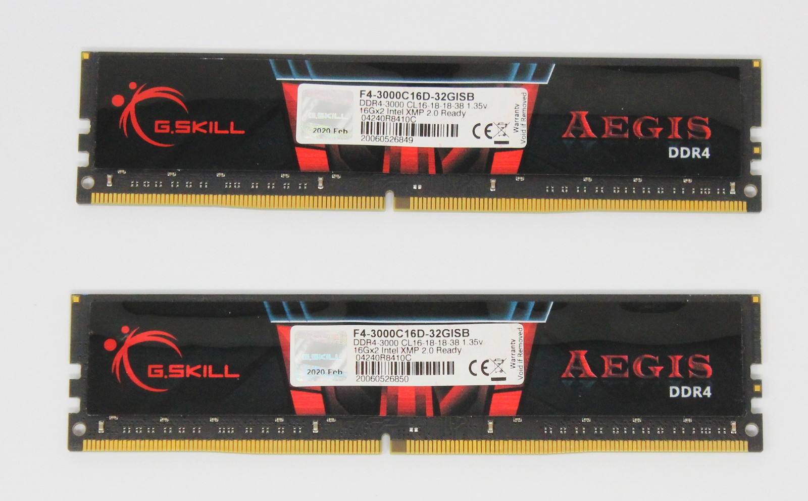 G.Skill Aegis 32GB (2x16GB) F4-3000C16D-32GISB PC4-24000 DDR4-3000 RAM (#36657)