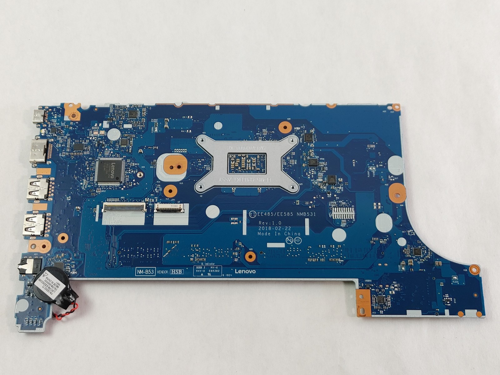 Lenovo ThinkPad E585 Ryzen 3 2200U 2.5 GHz DDR4 Motherboard 01LW786
