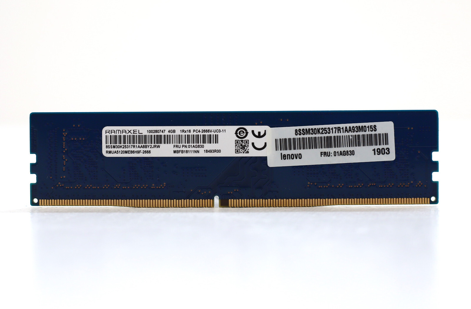 Lenovo 4GB 1Rx16 PC4-2666V-UC0-11 NON-ECC Unbuffered Memory 01AG830 Tested