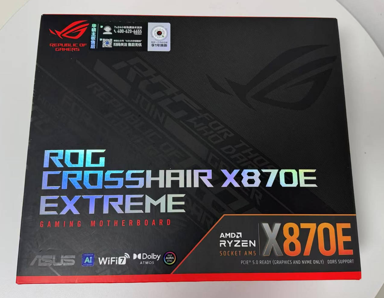 ASUS ROG CROSSHAIR X870E EXTREME AM5 for AMD Ryzen 9000 & 8000 & 7000 Series CPU