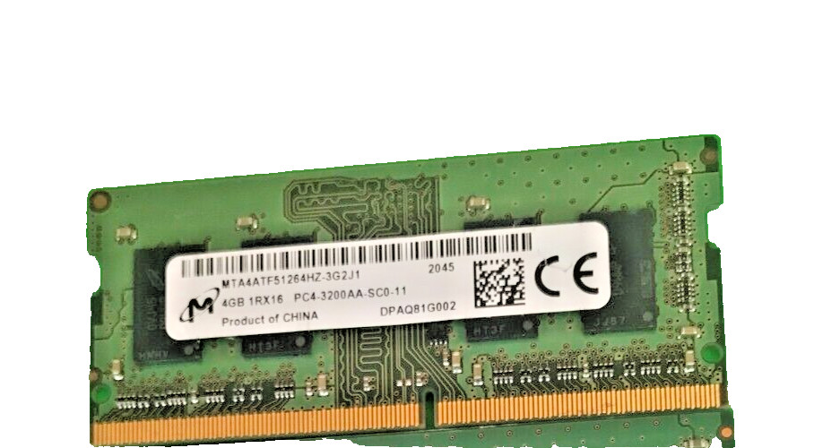 Micron 24GB (6x 4GB) DDR4 PC4 3200MHz 260 Pin SODIMM Laptop MTA4AT51264HZ-3G2J1