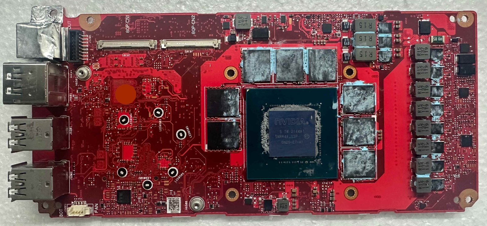 ASUS ROG Flow X13 GV301Q GV301QH GC31S GeForce RTX3080 16GB GDDR6 GPU VIDEO CARD