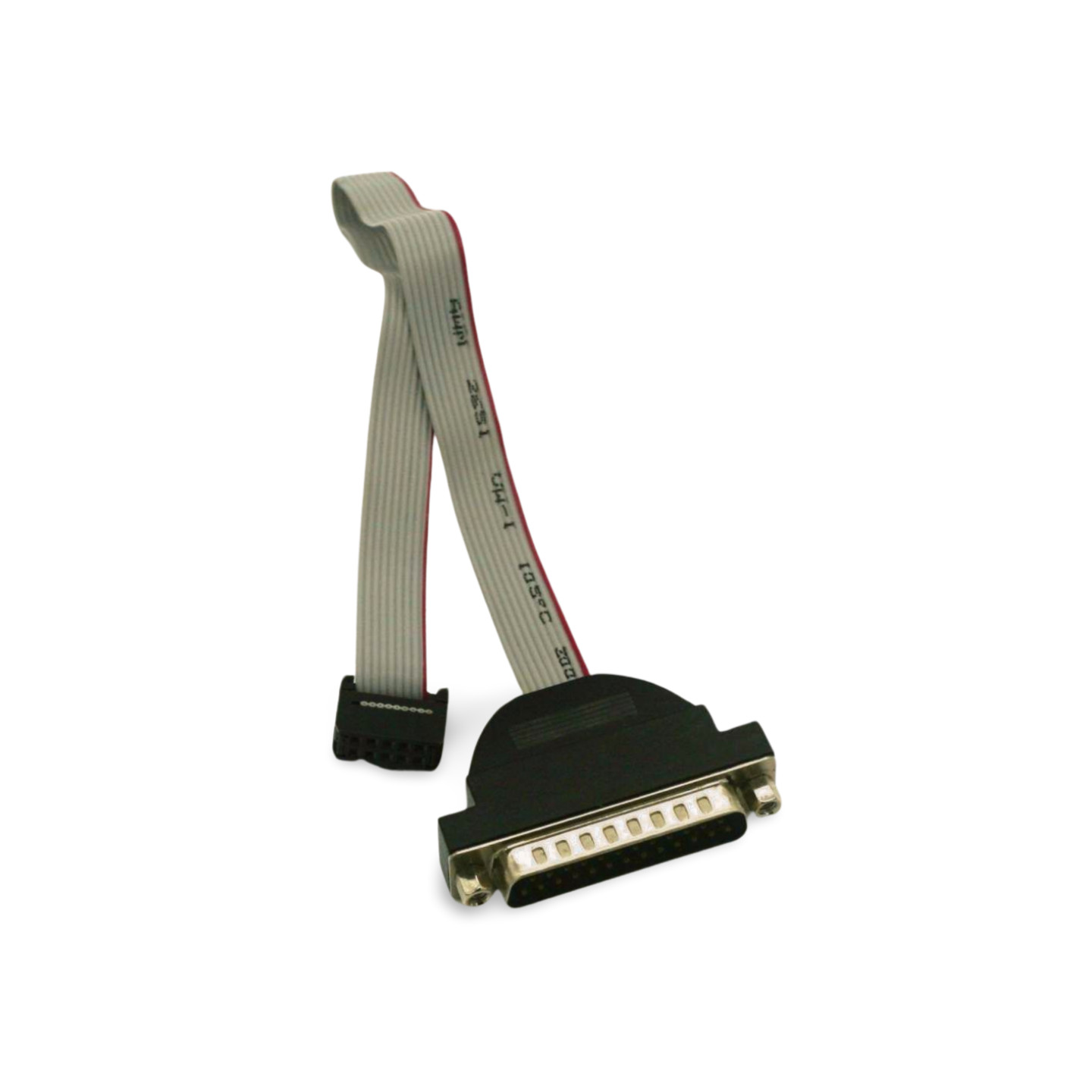 1ft DB25 Male to IDC10 Serial AT Everex Intel Version COM Port – Grey