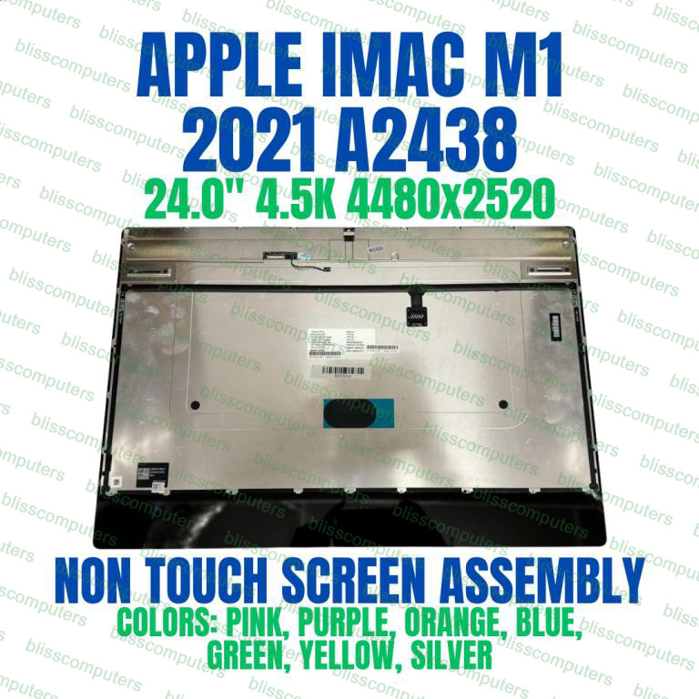 Apple iMac 24″ 2021 M1 A2438 Retina Full LCD Screen Display EMC 3663 Assembly